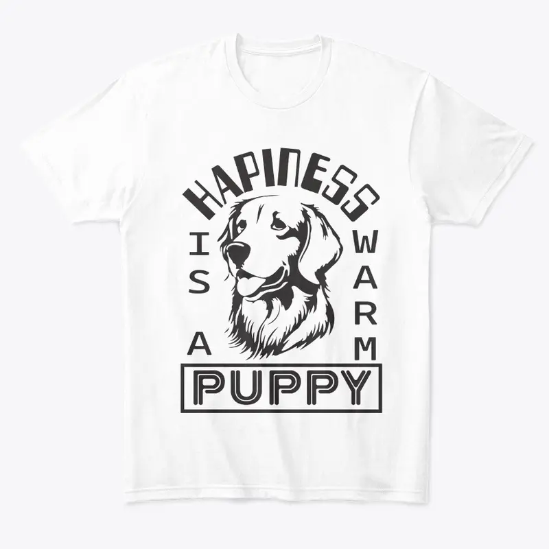 Happiness is a warm puppy design