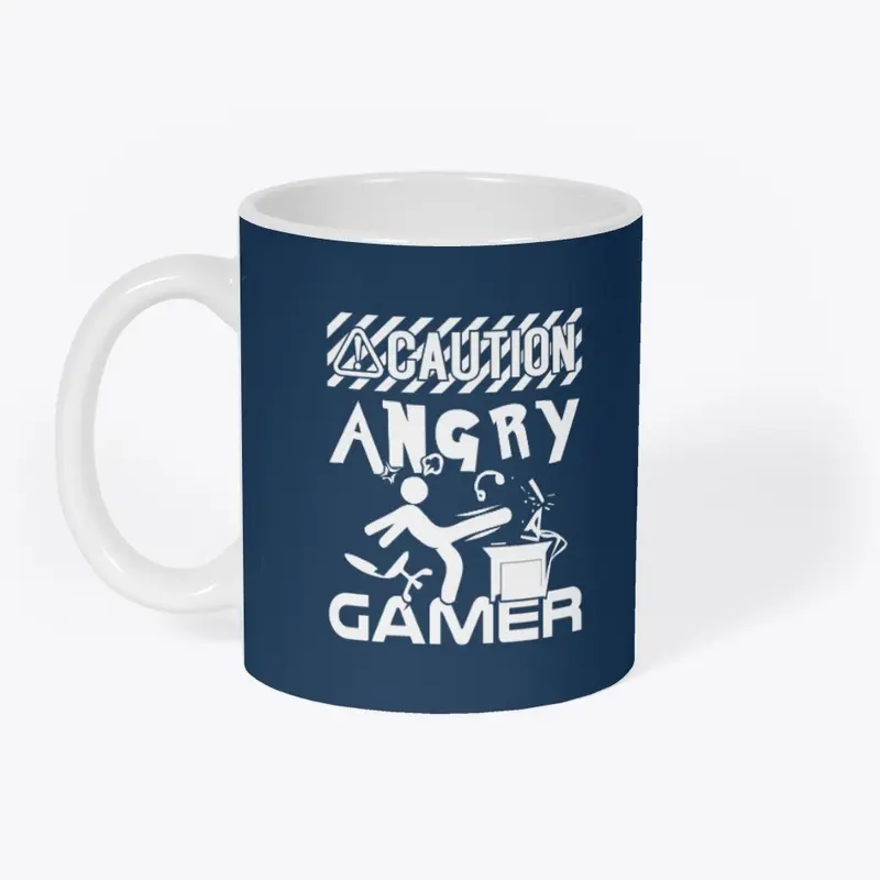 Angry gamer creative design for gamer