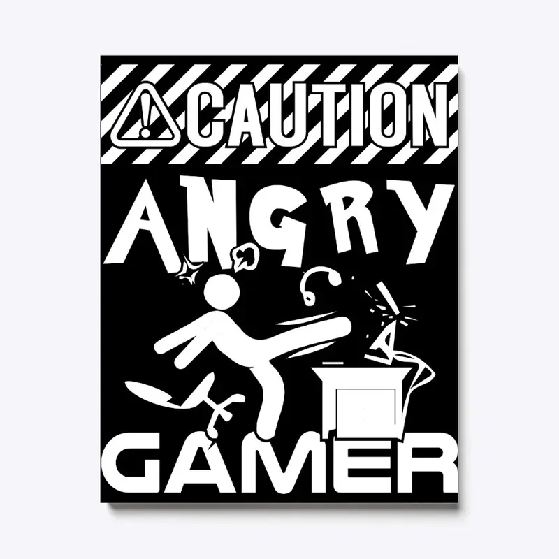 Angry gamer creative design for gamer